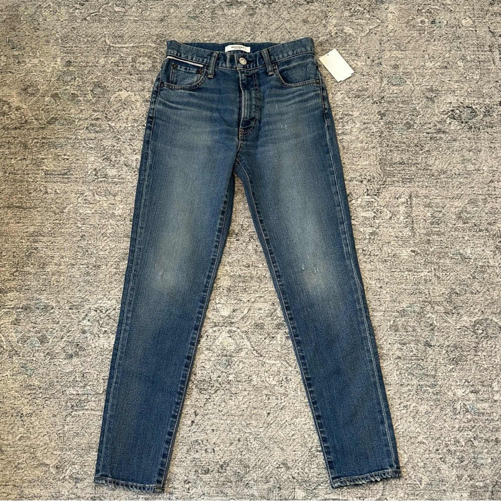 Moussy Blue Straight Leg Jeans